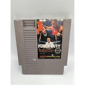 Mike Tyson's Punch-Out Nintendo NES Cartridge Only Cleaned Tested